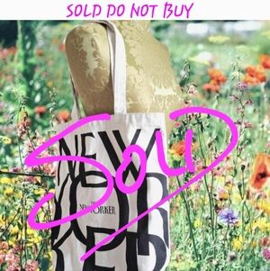 The New Yorker cotton canvas tote bag #newyorker boho citylife minimalist